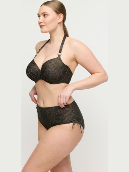 Bikini Bottoms High Waist Jungle Jaguar