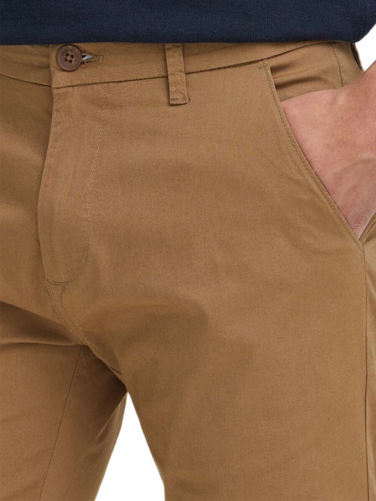 Chino Trousers In Slim Fit Tabac Brown