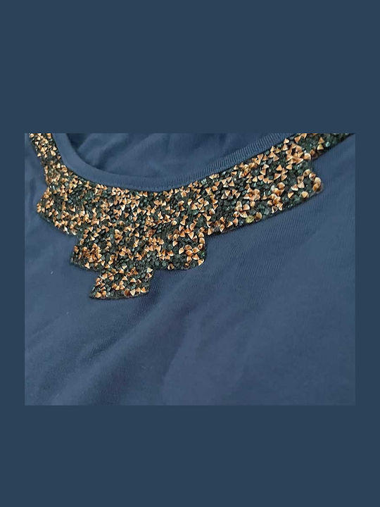 Jeannette Lingerie Rochie Lungă De Plajă Pentru Femei Albastră