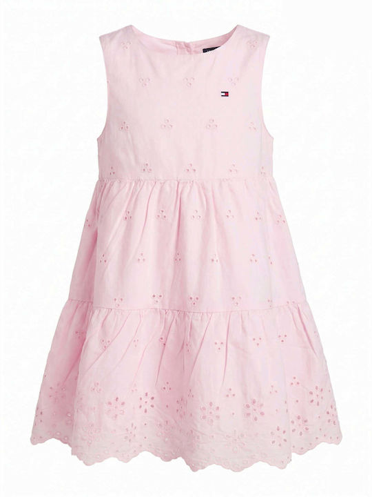 Anglaise Girls Dress Pink