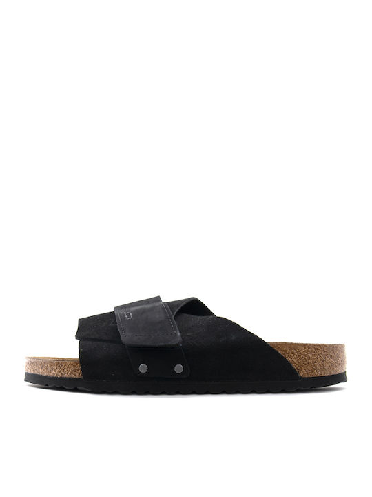 Kyoto Men's Sandals Black Narrow Fit
