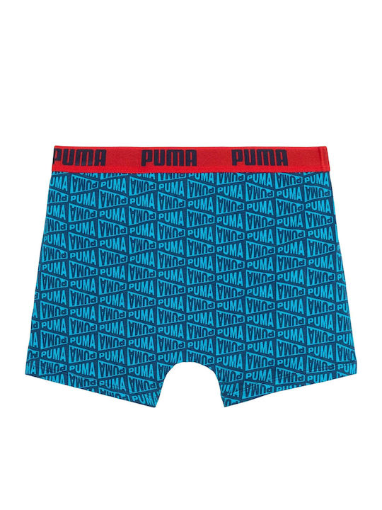 PUMA Basic Σετ Παιδικά Μποξεράκια Τιρκουάζ 2τμχ