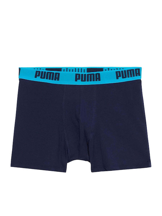 PUMA Basic Kinderunterwäsche Boxer Türkis 2 Stück