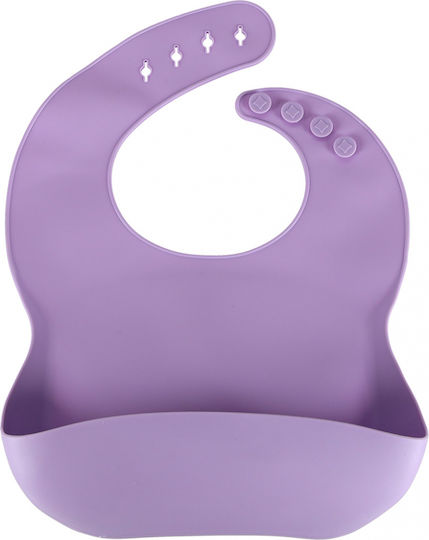 ikonka ikonka Baby- und Kinder-Essgeschirr aus Lila Silikon 5 Stück für 6+ Monate