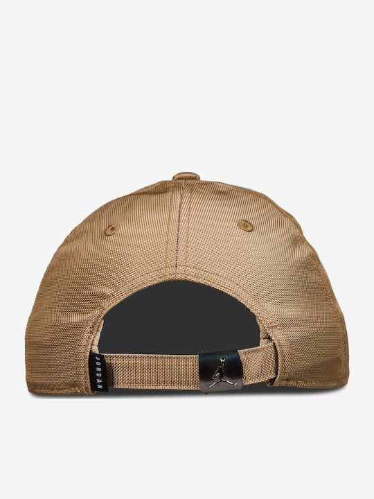 Jordan Kids' Jockey Fabric Hat Jumpman Curve Brim Green