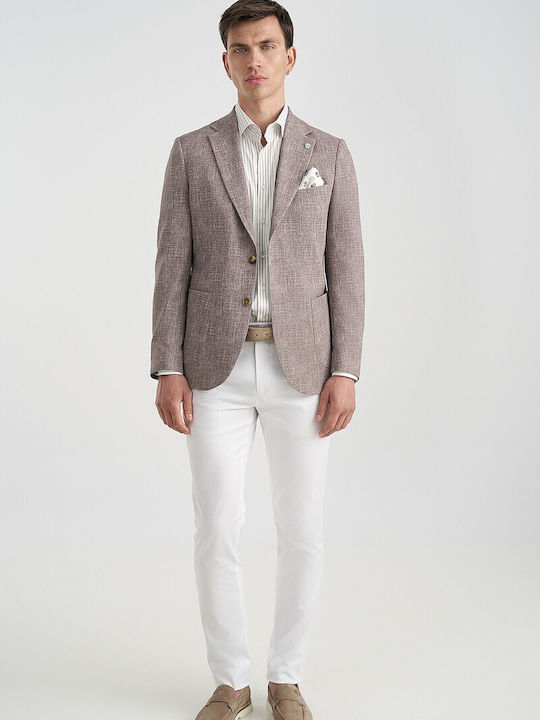 Men’s Beige Suit Jacket