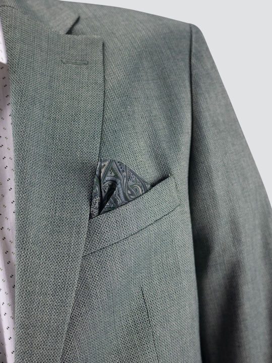 Men’s Suit Jacket With Regular Fit Green