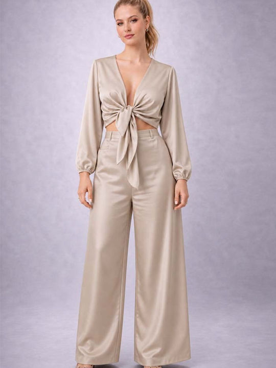Beige Damen Bolero