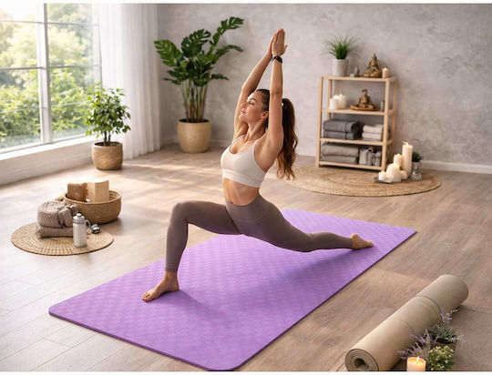 Verk Group Trainingsmatte Pilates Lila 190x90cm
