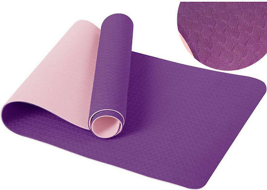 Verk Group Saltea de Gimnastică Pilates Roz (183x60cm)