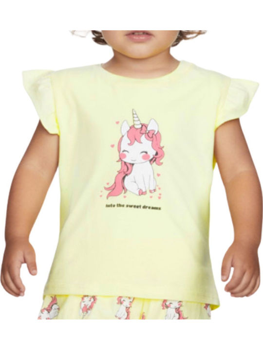 Dreams by Joyce Kids Nightwear Lemon Yellow Allover Allover