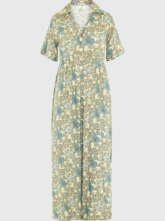 Women's Short Sleeve Floral Jumpsuit