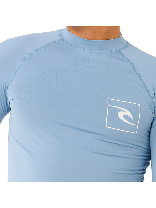 Rip Curl Upf UPF 50 Ανδρική Μακρυμάνικη Αντηλιακή Μπλούζα Μπλε