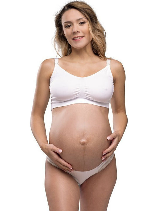 Carriwell Maternity and Nursing Bra with Clips White Carriwell Maternity and Nursing Bra with Clips White
