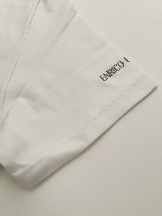 Men's Short Sleeve White Undershirt