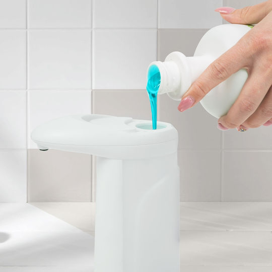 Дозатор Пластмасов с Автоматичен Дистрибутор Бял 360ml