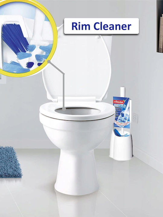 Vileda Metallische Toilettenbürste Badezimmer Silber