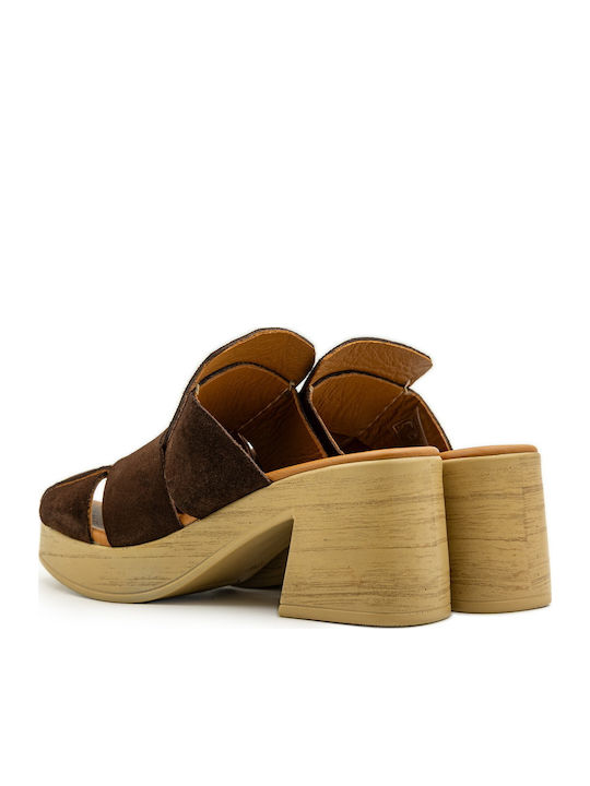 Suede Πέδιλα Καφέ
