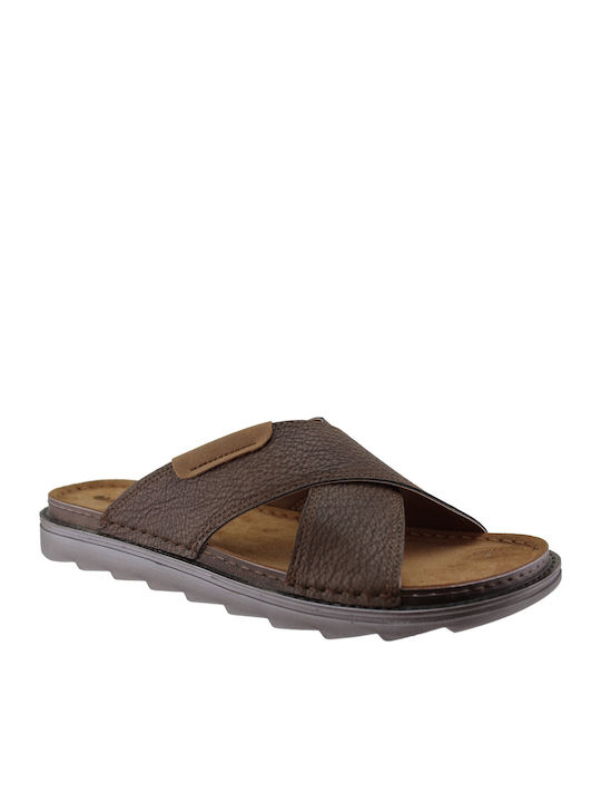 Anatomico Men's Sandals In Brown Colour