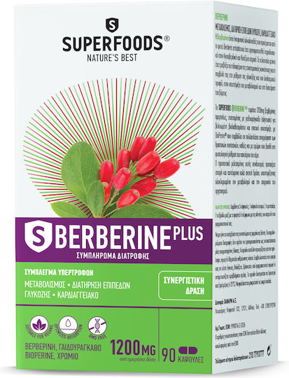Superfoods S Berberin Plus 1200 mg 90 Kapseln