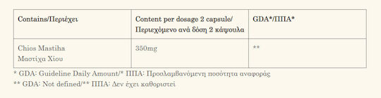 Chios Mastic And Inulin 60 Κάψουλες