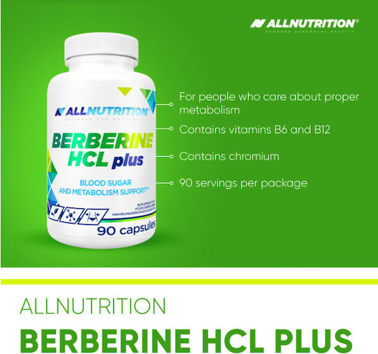 AllNutrition Berberine Hcl Plus 90 Mützen