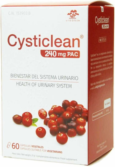 Cysticlean 240mg 60 caps Cranberry