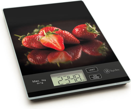 Digitale Küchenwaage bis 5kg Rote