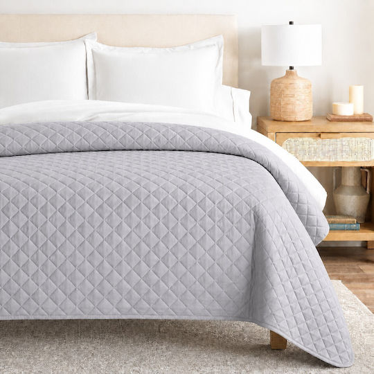Astron Italy Hotel Bedspread Blanket Single M240xP160cm Gray