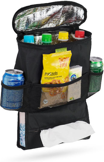 Auto-Aufbewahrungsorganisator Thermotasche 5 Fächer Kopfstützenbefestigung Schwarze