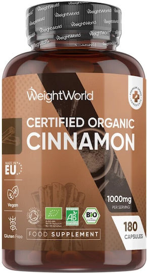 WeightWorld Cinnamon 1000mg 180 capace