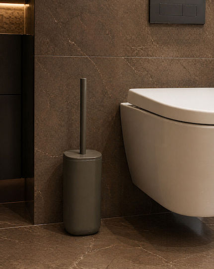MRShome Bathroom Accessory Set Plastic Black 4 Pieces