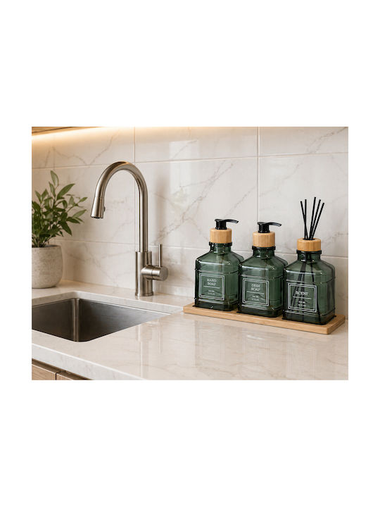 MRShome Dispenser Kitchen Glass Green 350ml