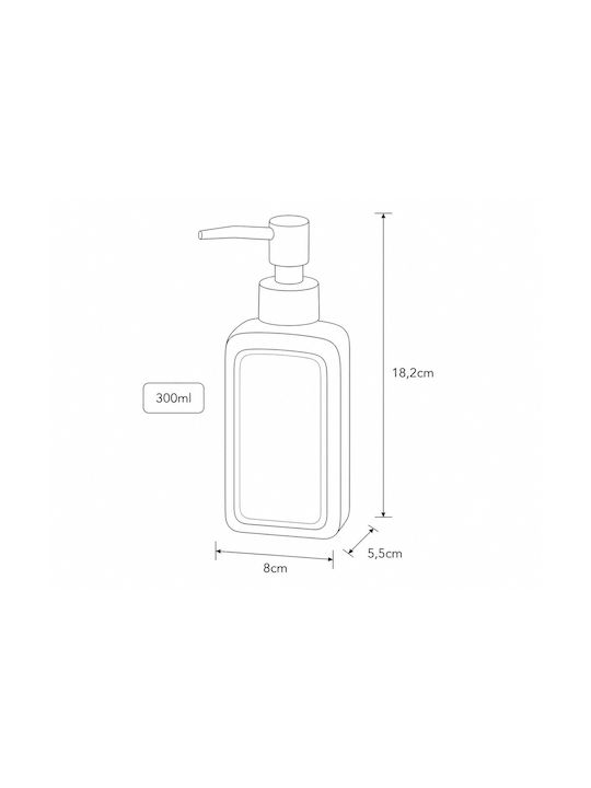 MRShome Metallic Green Dispenser 300ml