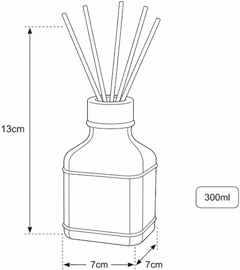 MRShome Glass Transparent Dispenser 500ml