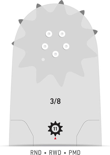 Λαμα Oregon Power Match 16"-40cm 3/8''-1 3mm 60 Οδηγοι