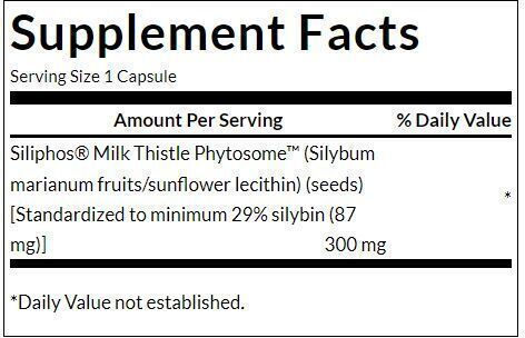Swanson Siliphos Milk Thistle Phytosome 300mg 60 κάψουλες