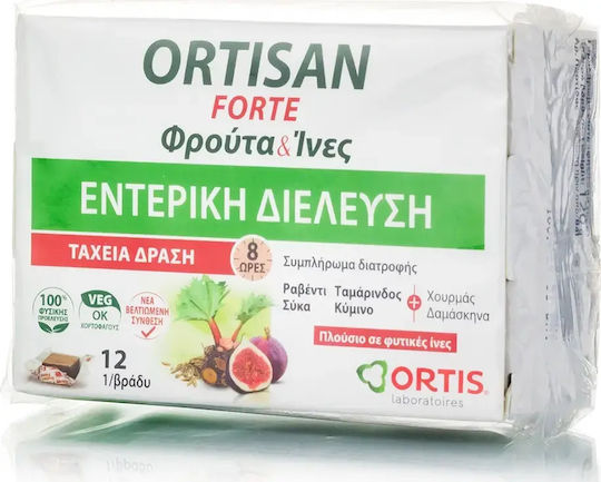 Ortis Ortisan Forte Fruits & Fibres 12 ταμπλέτες