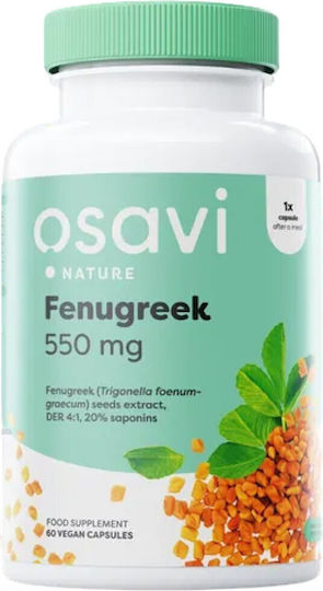 Osavi Fenugreek 550mg 60 veg. Kappen