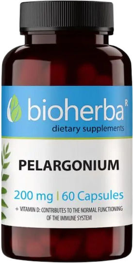 Bioherba Pelargonium African Geranium 200мг 60 капси