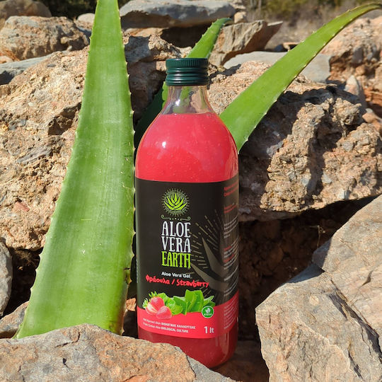Aloe Vera Earth Aloe 1000ml Strawberry
