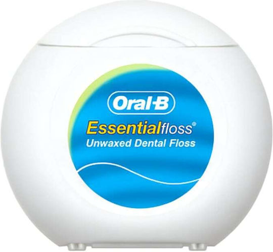 Oral-B Essential Floss Οδοντικό Νήμα με Γεύση Μέντα 50m 5τμχ