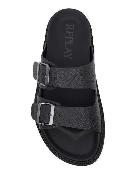 Hallan Men's Sandals in Black Colour