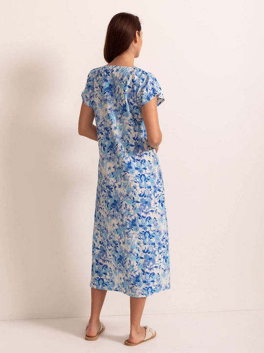 Midi Damenkleid Blau