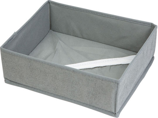 Casetă Din Material Textil Gri 30x26x10cm Casetă Din Material Textil Gri 30x26x10cm