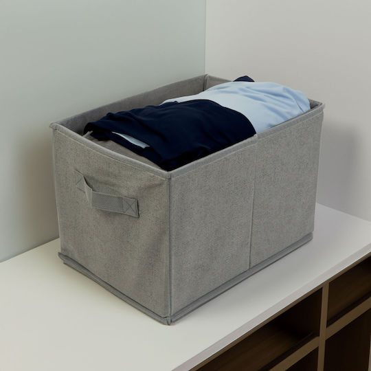 Cutie Textilă De Depozitare Pentru Pantofi Gri 32x22x22cm