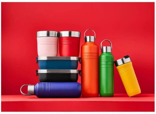 Le Creuset Δοχείο Φαγητού Inox Γκρι με Χωρίσματα 900ml