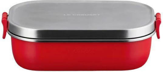 Le Creuset Δοχείο Φαγητού Inox Γκρι με Χωρίσματα 900ml