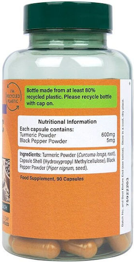 Holland & Barrett High Strength Turmeric 600mg 90 caps
