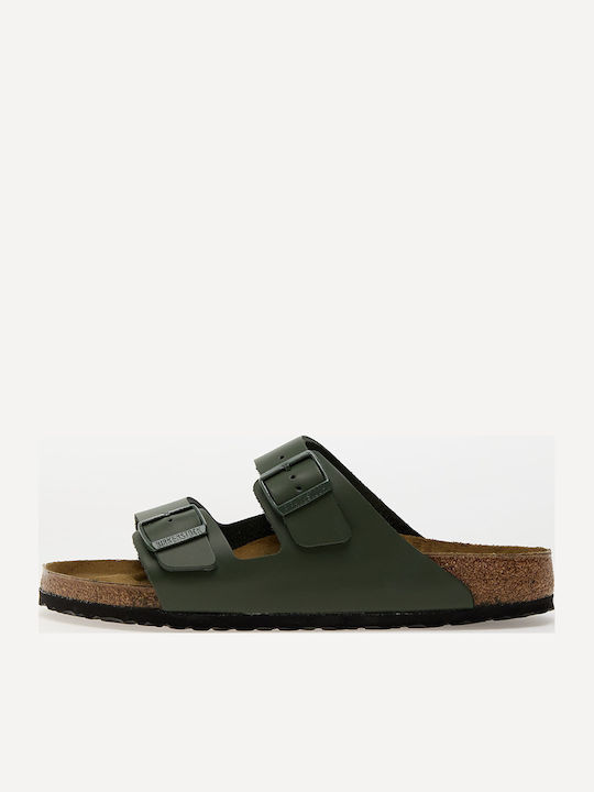 Arizona Leder Herrensandalen in Beige Farbe